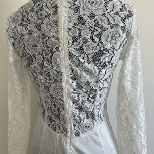 Elegant White Lace Dress